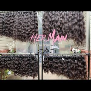 Raw Indian Natural Wavy and Natural Curly Hair.